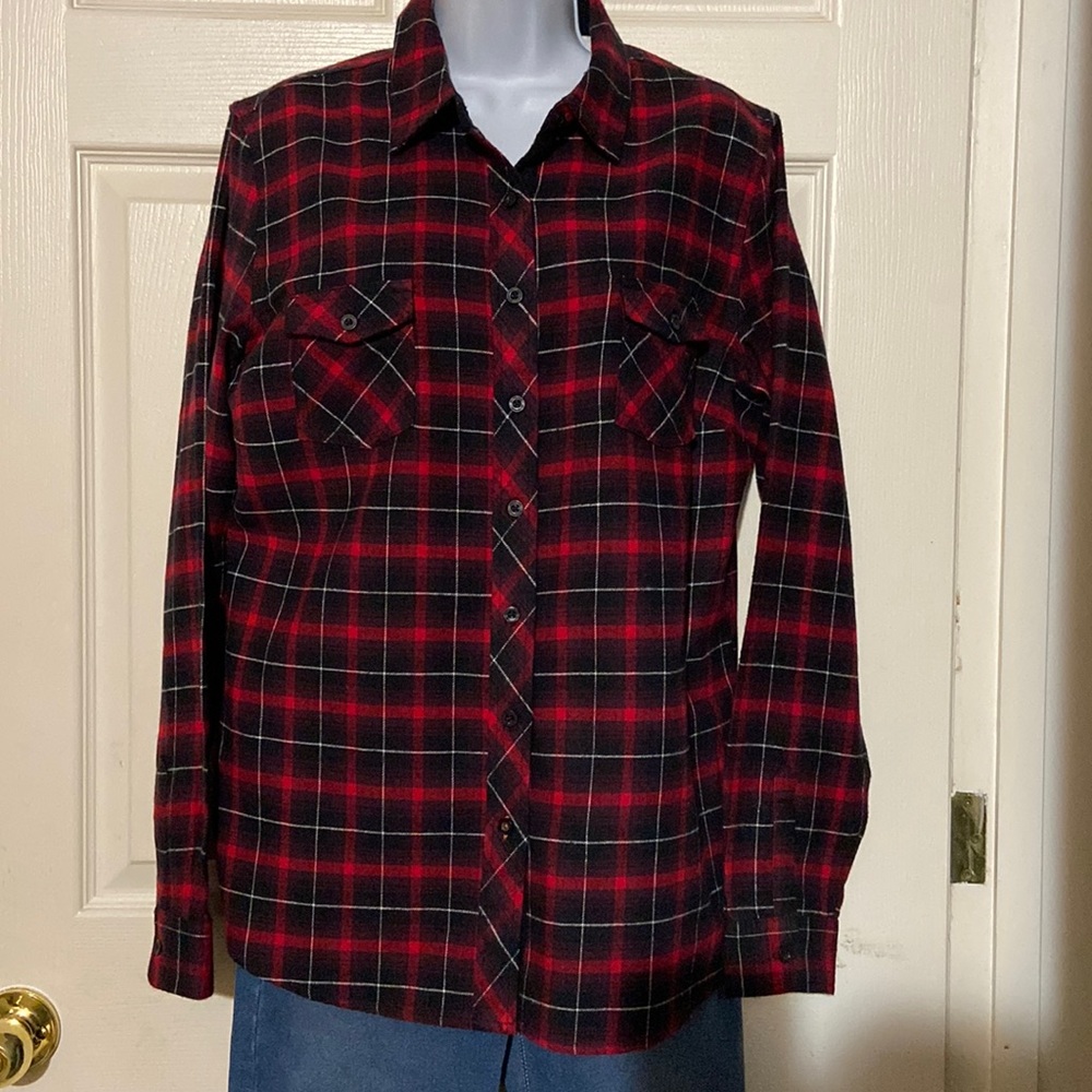 Weatherproof Vintage Women’s Flannel Shirt Size Large